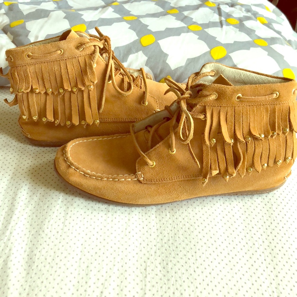 Sperry Fringe Booties